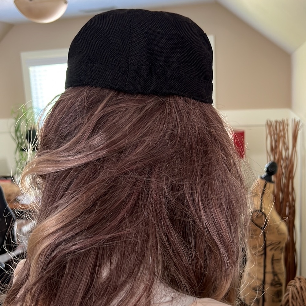 Black OSFM Rhinestone Embellished Cap - Picture 3 of 4